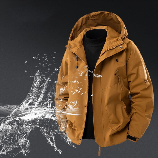 pstuiky camisas de manga larga para hombre, Chaqueta informal de hombre de color liso con capucha, manga larga y bolsillo con cremallera, estilo stormtrooper Tops de hombre l