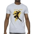 thumbnail image 3 of DC Comics T-Shirt Homme Noir Adam avec Poitrine Dorée, 3 of 4