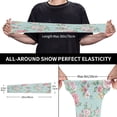 thumbnail image 4 of Easygdp Vintage Floral Adult Ice Silk Sunscreen Arm Cover with Thumbhole, Cooling Compression Arm Cover for Cycling, 4 of 8