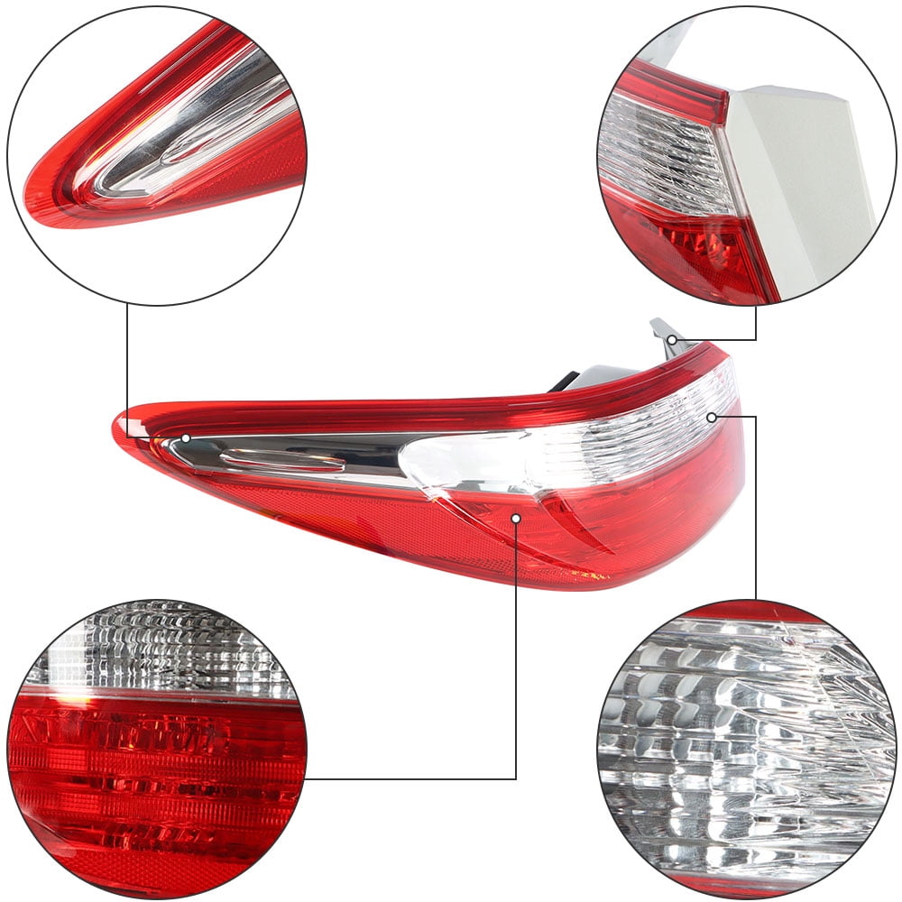 LABLT Rear Left Tail Light Brake Lamp Assembly Replacement for 2015-2017 Toyota Camry Outer Driver Side 8156006640 TO2804121