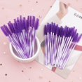 thumbnail image 5 of 300 Disposable Mascara Wands Eyelash Brush Spoolies for Eye Lash Extension Eyelash Extension Supplies Makeup Tools Accessories (New Deep Purple-300 pcs), 5 of 5