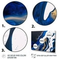 thumbnail image 3 of Designart Ice Paint Splash IV Canvas Wall Art, 3 of 5