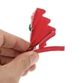 thumbnail image 5 of Unique Bargains 1 Pair Christmas Tree Hair Clips Hairdo Clip for Christmas 2.17"x1.18"x3.15" Red, 5 of 6