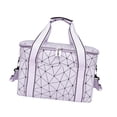 thumbnail image 4 of Bolsa de almuerzo térmica, bolsa de refrigeración gruesa para hombres y mujeres, impermeable, portátil Púrpura, 4 of 9