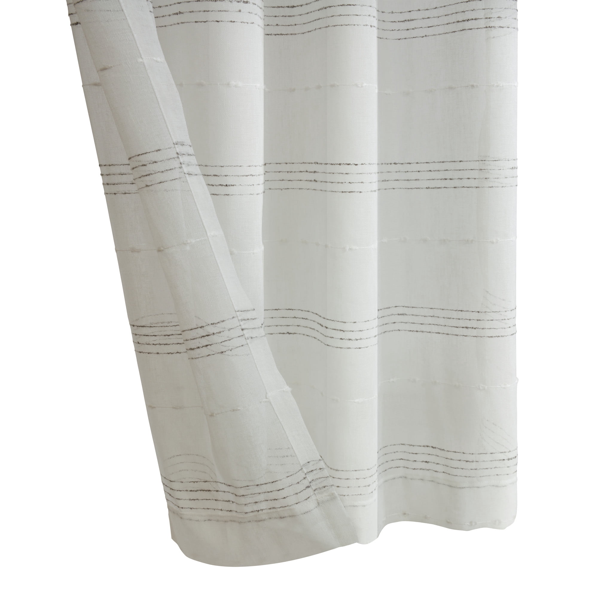 Loft Living Jackie Sheer Grommet Indoor Curtain 52 x 95 in White