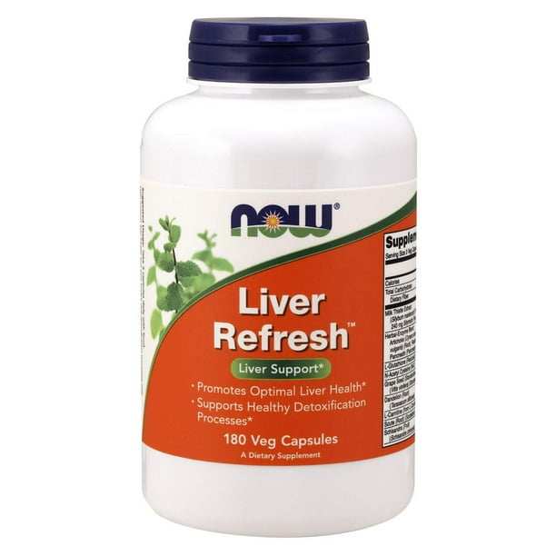 NOW Supplements, Liver Refresh with Milk Thistle Extract and unique ...