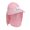 Pink, variant on USB Chargeable Fan Hat Removable Neck Cover Sunproof Hat for Outdoor Activity