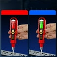 thumbnail image 2 of 2-in-1 Digital Voltage Tester Pen with NCV Detection, Auto-Diagnosis Live Wire Finder & Continuity Checker, Interchangeable Bits for Electricians ,Red, 2 of 5