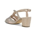 thumbnail image 2 of Paradox London Womens Nadia Embellished Ankle Strap Heels, 2 of 3