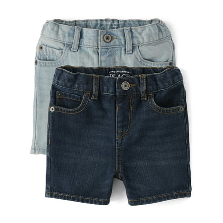 The Children's Place Toddler Boys Denim Shorts, 2-Pack, Sizes 2T-5T