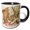 Black/White, variant on 3drose, Retro Map of Denmark, Sweden, North and Baltic Seas. Cool Gift, 11oz Magic Transforming Mug