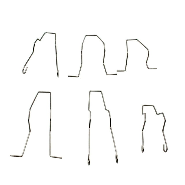 Graflsoa 6-Piece Metal Bulb Retaining Clips for H1, H3, H4, H7 Headlights - Compact 8x8x3cm Package, 20g Weight