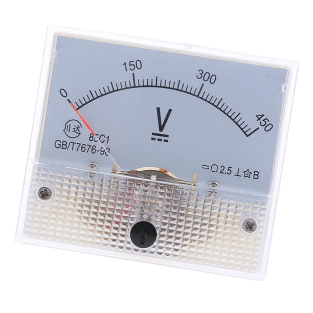 Amperímetro rectangular de CC 85C1, amperímetro, instalación eléctrica, suministros de construcción 0-450 V