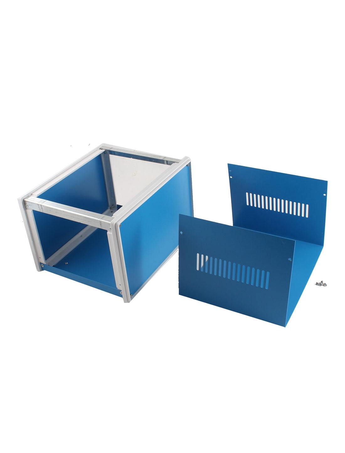 Unique Bargains Electronic Project Junction Box Enclosure Case DIY 7.87x7.09x5.31'' Metal Blue