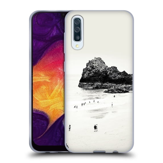 Head Case Designs Officially Licensed Dorit Fuhg Travel Stories Cornwall Beach Life Soft Gel Case Compatible with Samsung Galaxy A50/A30s (2019)
