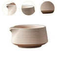 thumbnail image 4 of TISHITA Japanese Matcha Bowl Matcha Cup Gift Tea Bowl 500ml Portable Handmade Matcha Ceremony with Pouring Spout for Tea Room Kitchen Pink, 4 of 8