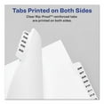 thumbnail image 3 of "Preprinted Legal Exhibit Side Tab Index Dividers, Avery Style, 25-Tab, 1 To 25, 11 X 8.5, White, 1 Set | Bundle of 5 Sets", 3 of 7