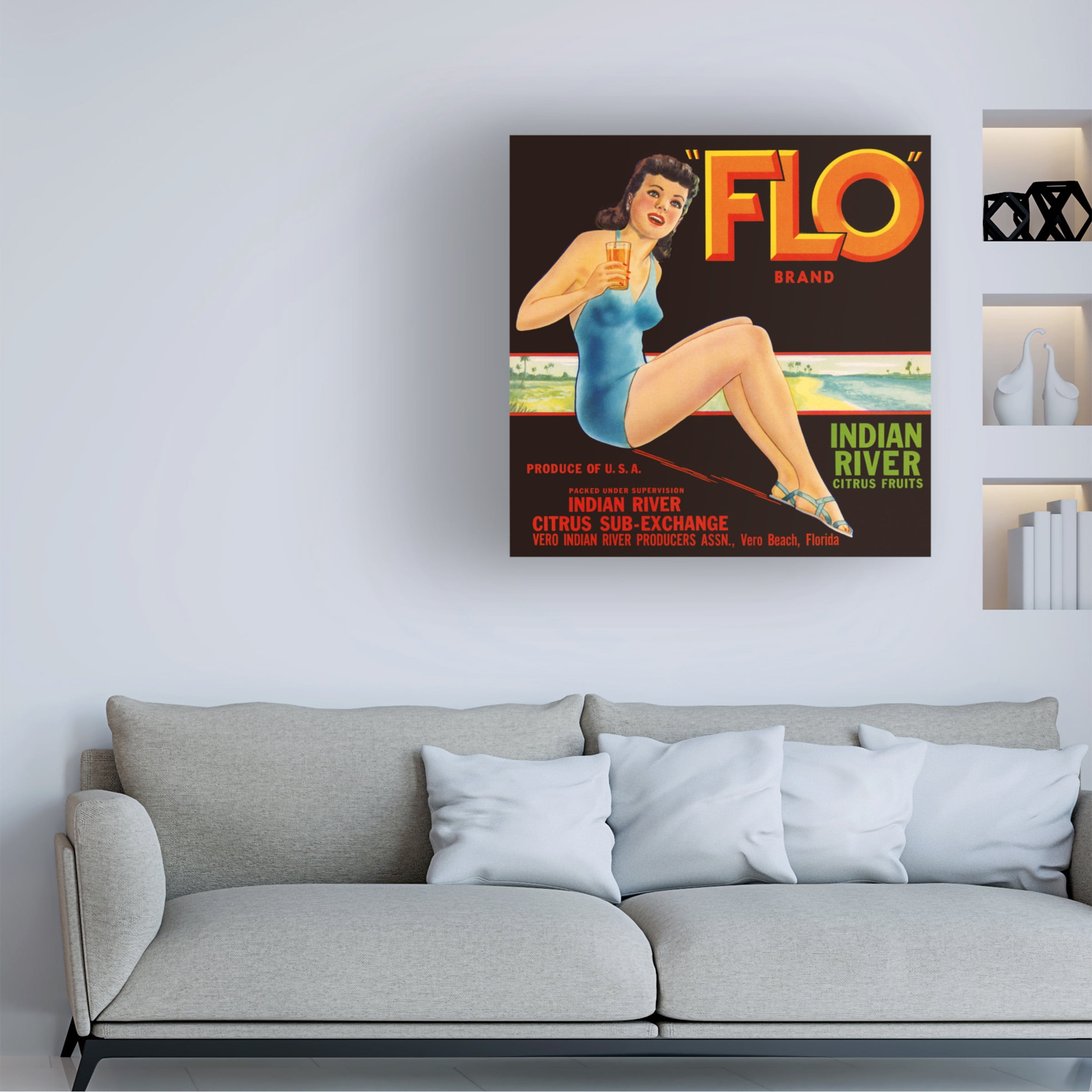 Print Collection 'FLO Brand Citrus' Canvas Art