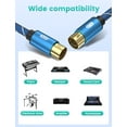 thumbnail image 4 of EMK 5-Pin DIN MIDI Cable Male to Male Midi Cables Compatible with MIDI Keyboard/Synthesizer/Guitar Multi Effects/Audio Interface/Audio Mixer/Audio Amplifier/External Sound Card (3.3Feet/1m), 4 of 7