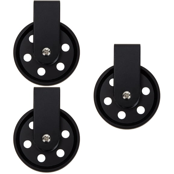 3pcs Wall Light Fixtures Pulley: Industrial Vintage Wheel Pulley for Bedside Bedroom Home Dining Room DIY Pendant Lamp 50mm