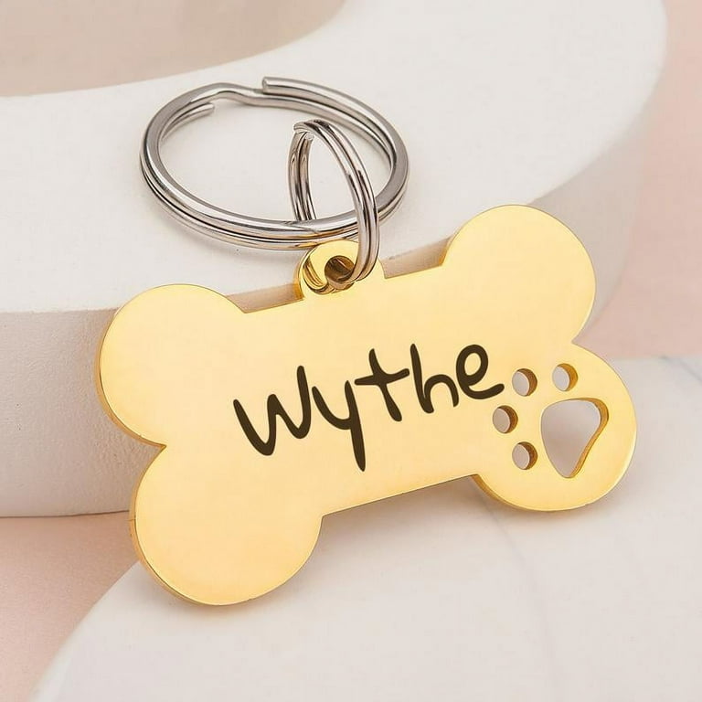 Dog Bone Personalized Keychain