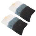thumbnail image 3 of FRCOLOR 1 Pair of Foldable Belly Dancing Fans Veil Long Folding Fan for Dance, 3 of 10