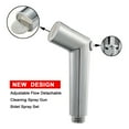 thumbnail image 3 of SUMERAIN Dog Shower Sprayer with Brass Diverter and 8-Feet Hose, High Pressure Handheld Pet Shower Attachment,Chrome Finish, 3 of 13
