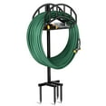 thumbnail image 1 of Soporte para manguera de jardín Kesfitt de metal con cesta para herramientas, 1 of 7