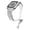Silver, variant on Metal Wristband with Bumper Case for i Watch Black 38mm (SD1618-BLK38)