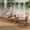 Gray, variant on GVN 3 Pieces Outdoor Furniture Set, Deluxe Outdoor Patio with Soft Seat Cushions-Gray