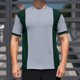 thumbnail image 5 of Ceisia Men's Spring Gift Casual Color Blocked Round/Crew Neck Short Sleeve Shirt - Comfortable Daily Outdoor Wear, 5 of 8