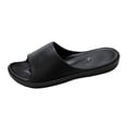 thumbnail image 3 of House Slippers for Men Slip-on Flat Heel Arch Support Non-Slip Shower Slides Men's Bathroom Shower Shoes House Slippers Lightweight Beach Sandals, 3 of 7