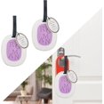 thumbnail image 2 of Bolsitas de cera perfumadas, 2 bolsitas de fragancia, ambientadores de armario hechos con cera de larga duración para cajones, armarios, guardarropas, baños (morado), 2 of 3