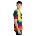 thumbnail image 3 of Port & Company Men's Tie-Dye Cotton Short Sleeve T-Shirt Rainbow 3X-Large, 3 of 3
