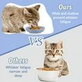 thumbnail image 3 of 6 Pcs Whisker Friendly Fatigue Cat Bowl, 5.5 Inch Shallow Cat Food Dish Wide Cat Wet Feeding Bowls, Pet Plates for Kittens and Short Legged Cat, 3 of 7