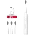 thumbnail image 1 of Birdeem Replacement Toothbrush Heads, Toothbrush with 5 Modes, 4Pcs Replacement Brush Heads Usb Rechargeable Smart Electronic Toothbrush with for Adults Ipx7, Usb To Usb Cable, 1 of 6