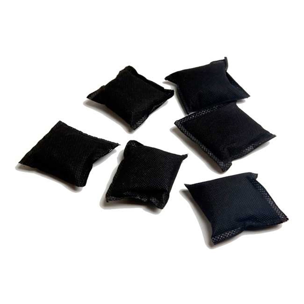SMELLRID Reusable Activated Carbon Odor & Moisture Absorber - Small: 6 (2.5 x 3) Pouches/Pack. Each Treats Up to 25 Sq. ft