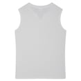 thumbnail image 5 of Manyakai Mens Sleeveless Tank Tops Undershirt Ribbed Knit Gym Workout Muscle Tees Shirt Performance White M, 5 of 6