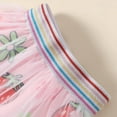thumbnail image 5 of Sytepopcy Girls Tulle Summer Outfits Strawberry Skirt Sets Tutu Skirt 2-7 Years, 5 of 5