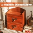 thumbnail image 4 of WHAMVOX Boîte de Rangement de Bureau Multifonctionnelle Boîte de Rangement Fini Vieilli en Bois 1 Ensemble pour Espace d'Étude, 4 of 8