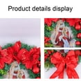 thumbnail image 6 of Christmas Wreat, Artificial Christmas Jesus Wreath Round Christmas Wreaths Christmas Doors Hanging Banners Window Wall Wreaths for Front Door Decoration, 6 of 7