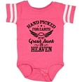 thumbnail image 3 of Inktastic Handpicked for Earth by My Great Aunt in Heaven Boys or Girls Baby Bodysuit, 3 of 5