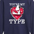 thumbnail image 3 of Peanuts - You're My Type - Toddler And Youth Long Sleeve Graphic T-Shirt, 3 of 6