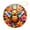 pattern, variant on Ornament Cute Cartoon Bumble Bee Ceramic Double Sided Tree Xmas Ornament Colorful Bees And Flowers Personalized Christmas Ornaments Funny Gifts for Women/Men