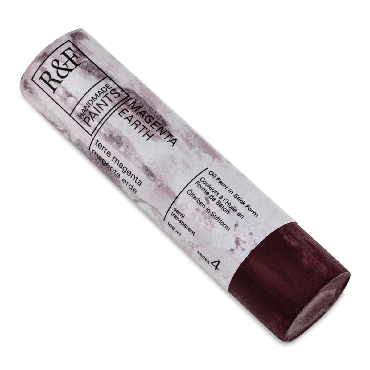 R&F Handmade Paints Pigment Stick, 100ml, Magenta Earth