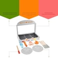 thumbnail image 4 of Play House Kitchen Toy Girl Cooking Kitchenware Cutlery Children Play House Toy BBQ Set, 4 of 4