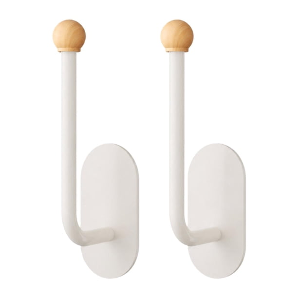 2 piezas de ganchos de pared para guantes de boxeo, estante de almacenamiento versátil para colgar y secar. Blanco