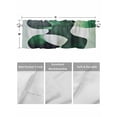 thumbnail image 4 of Valances for Windows Abstract Stitching Rod Pocket Cafe Window Treatments Valance Curtains for Kitchen Bathroom Laundry Basement Windows 56"x16", 4 of 9