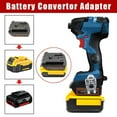 thumbnail image 2 of Battery Adapter Converter for De*walt 20V Li-ion Battery Convert to for Bos*ch 18V Li-ion Battery Power Tools, 2 of 3