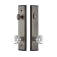 thumbnail image 2 of Grandeur Fifth Avenue Tall Plate Single Cylinder One Piece Knobset with Chambord Knob, 2 of 6